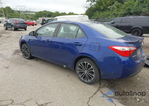 2016 Toyota Corolla S Plus z USA, uszkodzony, nr VIN 2T1BURHE6GC745059